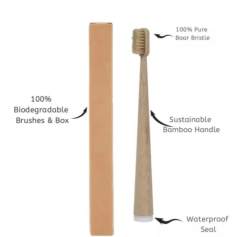 ONVA Natural Toothbrush — Bamboo & Boar Bristles
