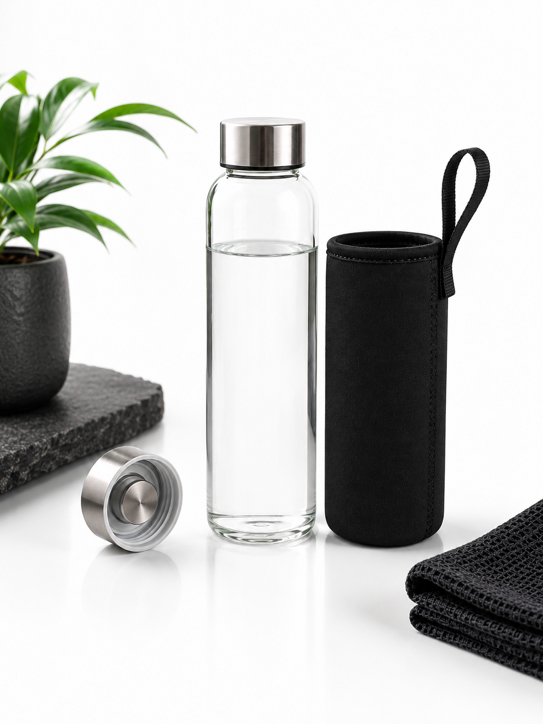 ONVA Glass Water Bottle