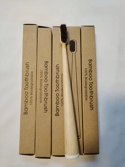 ONVA Natural Toothbrush — Bamboo & Horsehair