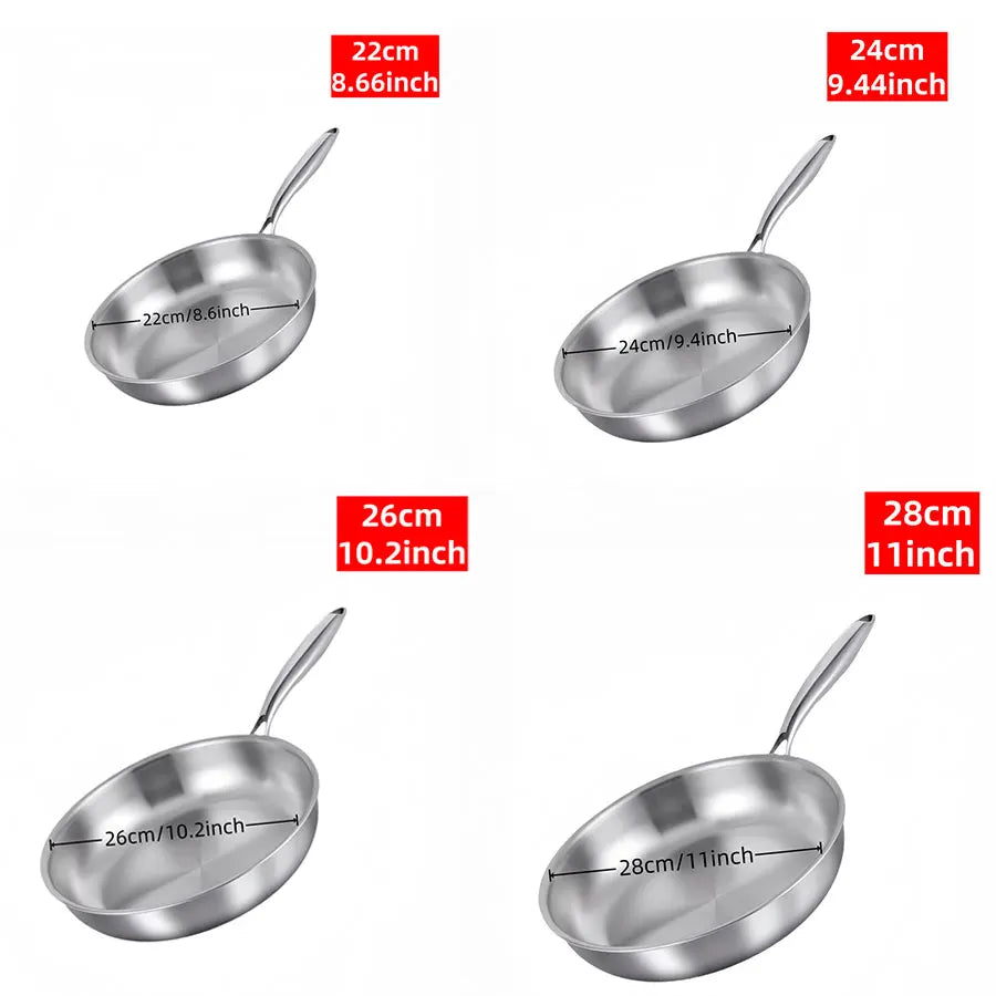 Stainless Steel Executive Frying Pan