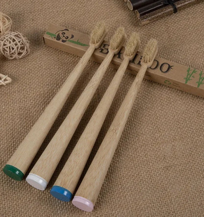 ONVA Natural Toothbrush — Bamboo & Boar Bristles