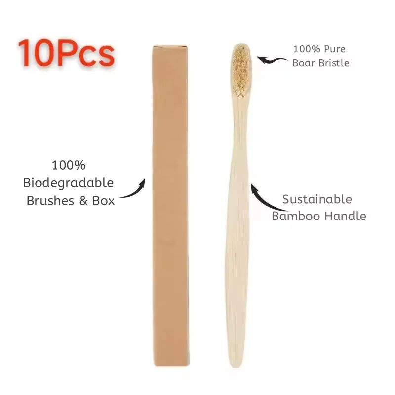 ONVA Natural Toothbrush — Bamboo & Boar Bristles