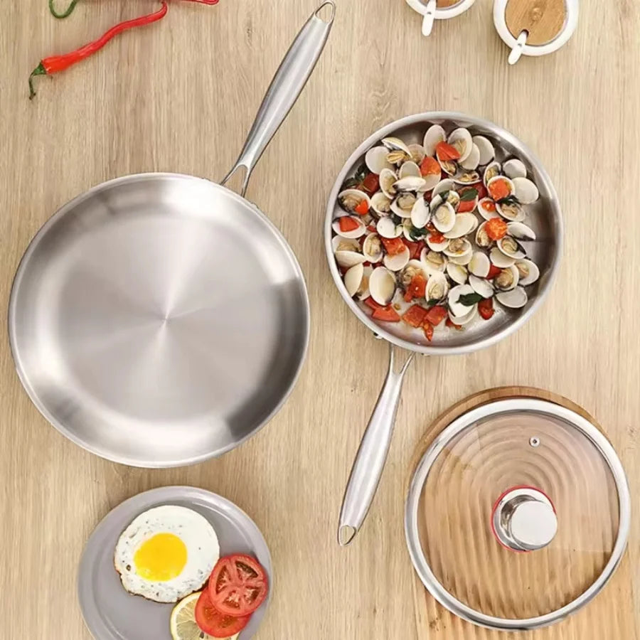 Stainless Steel Executive Frying Pan